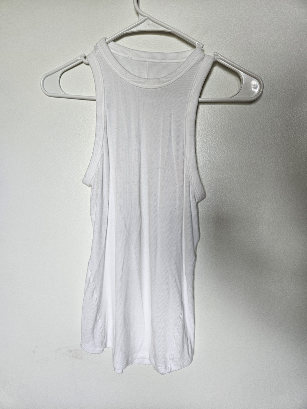 lululemon athletica White Slim Racerback Tank